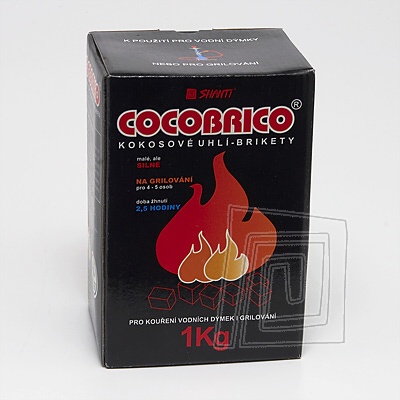 Najpredvanejie uhlky do vodnej fajky s nekonenou horavosou - CoCoBrico 1 kg.