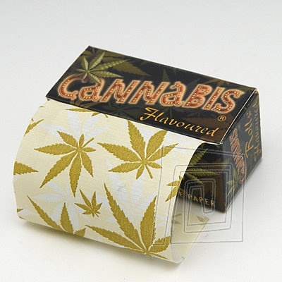 Rolovacie cigaretov papieriky Cannabis Flavoured Rolls s potlaou. Ochuten.
