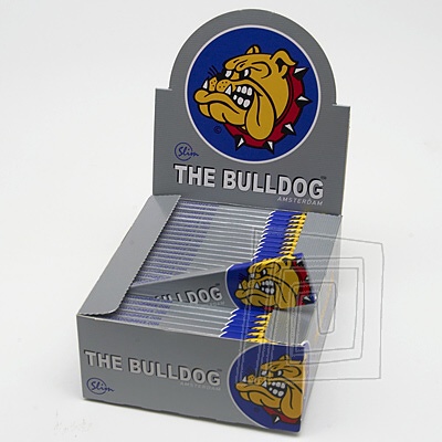 Konopn, ultra tenk papieriky The Bulldog Slim KS. Menej bielen. V balen je 50 bookletov.