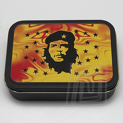 Vek plechov krabika s vyobrazenm obbenho Che Guevaru. Typ Box Large B1 Che Guevara.