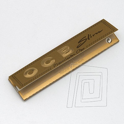 Zlat edcia obbench papierikov OCB Premium Slim Gold. King size. 32 papierikov.