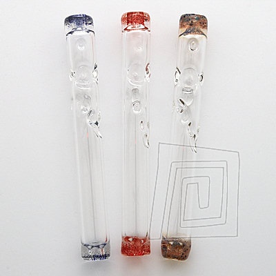Jednoduch lukovka pyrex vyroben z reho brokremiitanovho skla s jemnou ozobou. Typ Rra puff.