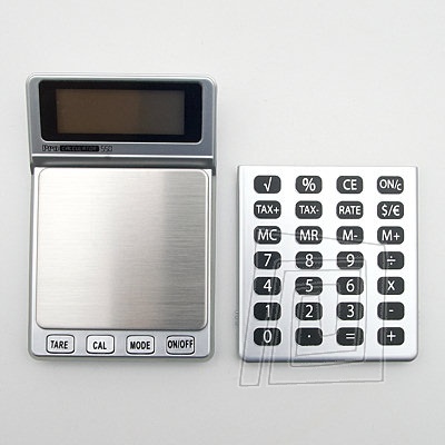 Dokonal a tlov digitlne vhy ProScale Calculator. Vivos 550 g s presnosou 0,1 g. Vreckov rozmery.
