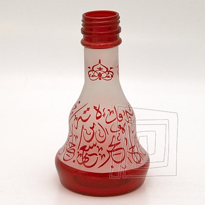Nhradn vza pre vodn fajku Aladin Evolution Persia, pieskovan vza zdoben perzskmi ornamentmi. erven farba.