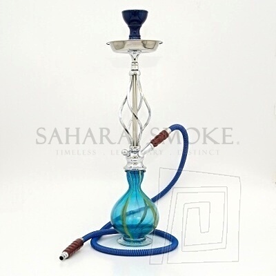 Netradin vodn fajka Sahara Smoke Aqua, jednohadicov, modr, s korunkou Vortex
