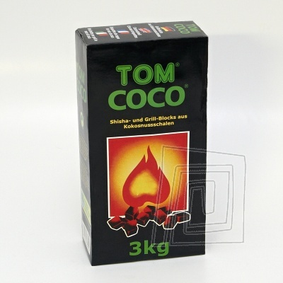 100% prrodn, ekologick uhlie do vodnej fajky Tom Coco 3 kg.