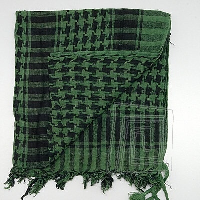 Legendrna atka palestna alebo arafatka, vyroben z bavlny. Zelen farba.