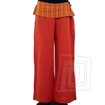 Vzdun nohavice, o ktorch ani neviete, e ich mte na sebe. Pohodln dmske nohavice Erika M, oranov farba.