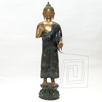 Stojaca soka Buddhu, zosobnenie dokonalo osvietenej bytosti, vka 80 cm.