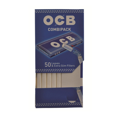 Cigaretov filtre OCB ExtraSlim 50ks + OCB X-Pert Blue paieriky