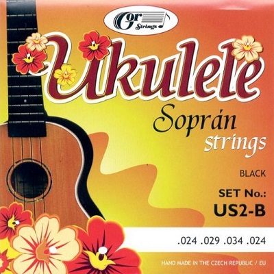 Struny Gorstrings Ukulele Black Nylon