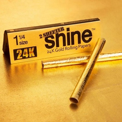 Cigaretov papieriky Shine 24K 1,1/4 Promo 2-Sheet Pack