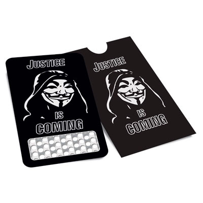 Drvika Card Grinder V-syndicate Anonymous Justice is comming
