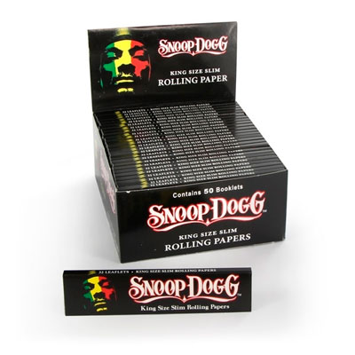 Cigaretov Papieriky Snoop Dogg Black KS BOX 50 ks