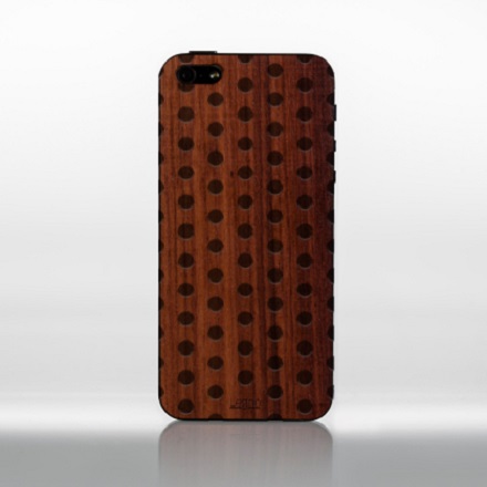 Dreven sticker Legno je dreven nlepka na mobiln telefn iPhone 5, motv ornamenty 5, erea piemont.