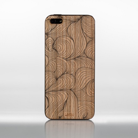 Dreven� sticker Legno na iPhone 5 ornamenty 15 Jasan Loira