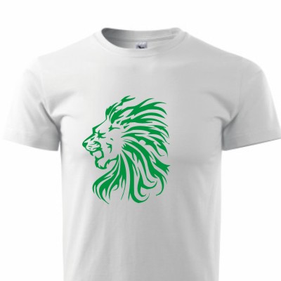 Triko Multistyle Lion Green biela